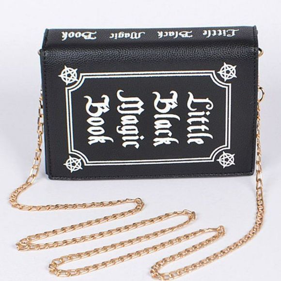 SALE REG $48 New Black Magic Book Crossbody/Shoulder Bag - Picture 5 of 6